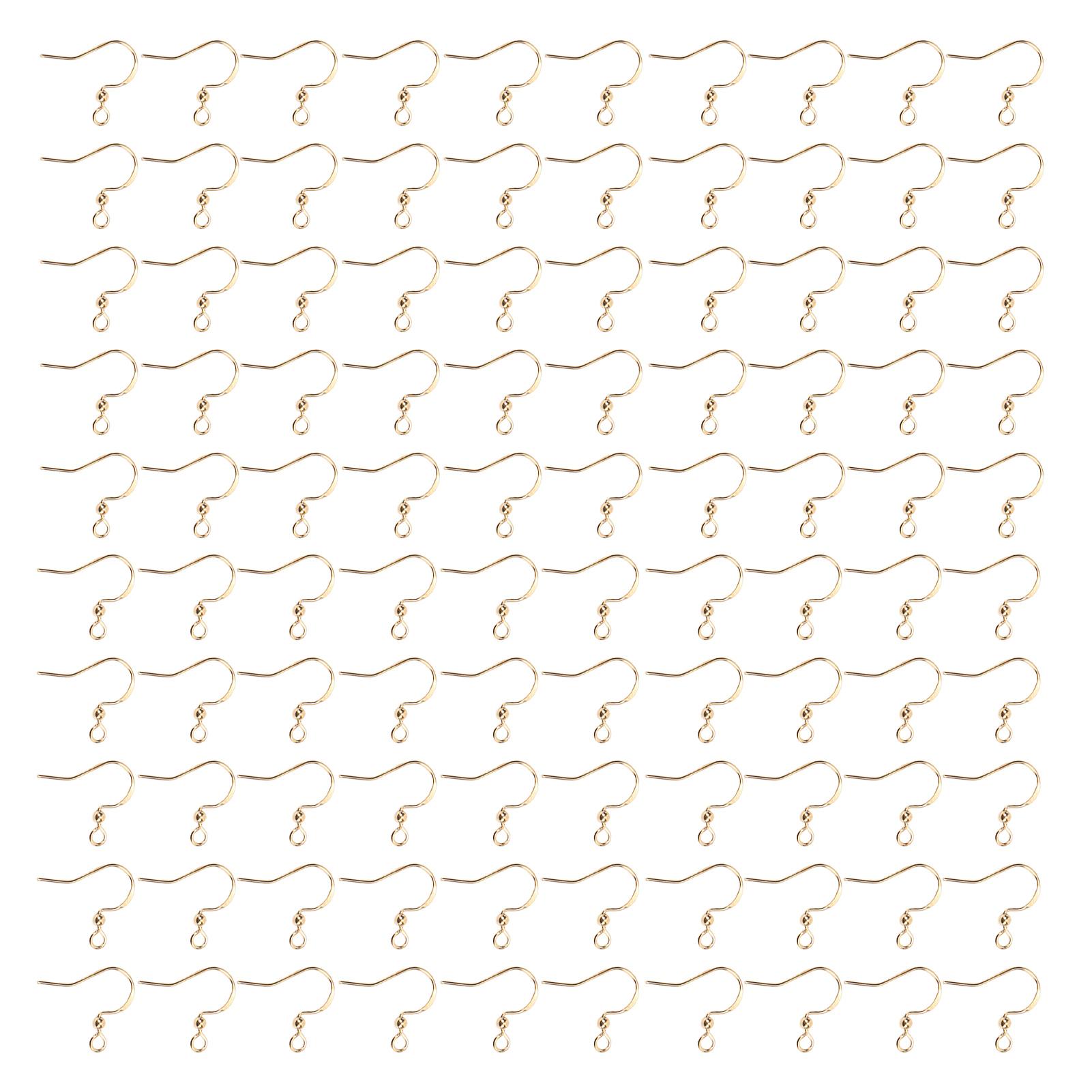 100Pcs Gold Earring Hooks Anti Allergy Manual Made Wear Well Fine Finish DIY Jewelry Accessories
100Pcs Gold Earring Hooks Anti Allergy Manual Made Wear Well Fine Finish DIY Jewelry Accessories