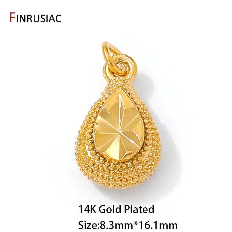 14K Gold Plated Brass Droplet Charms For Jewelry Making,Metal Teardrop Pendants For DIY Necklace Making Accessories 1 piece
14K Gold Plated Brass Droplet Charms For Jewelry Making,Metal Teardrop Pendants For DIY Necklace Making Accessories 1 piece