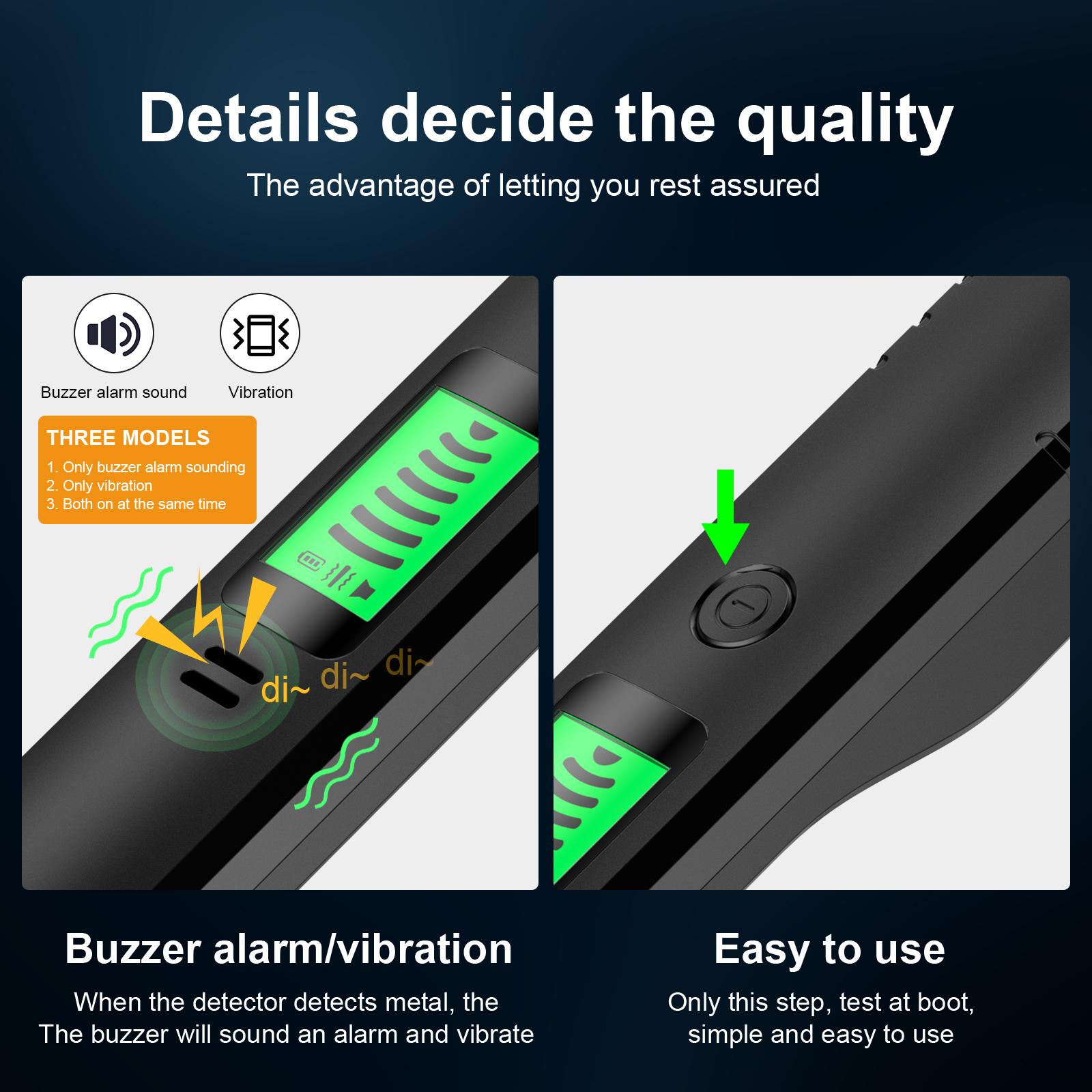 G-P Handheld LCD Display Metal Detector Portable Pin Pointer Treasure Finder Probe with Buzzer Alarm/Vibration Type A
G-P Handheld LCD Display Metal Detector Portable Pin Pointer Treasure Finder Probe with Buzzer Alarm/Vibration Type A
