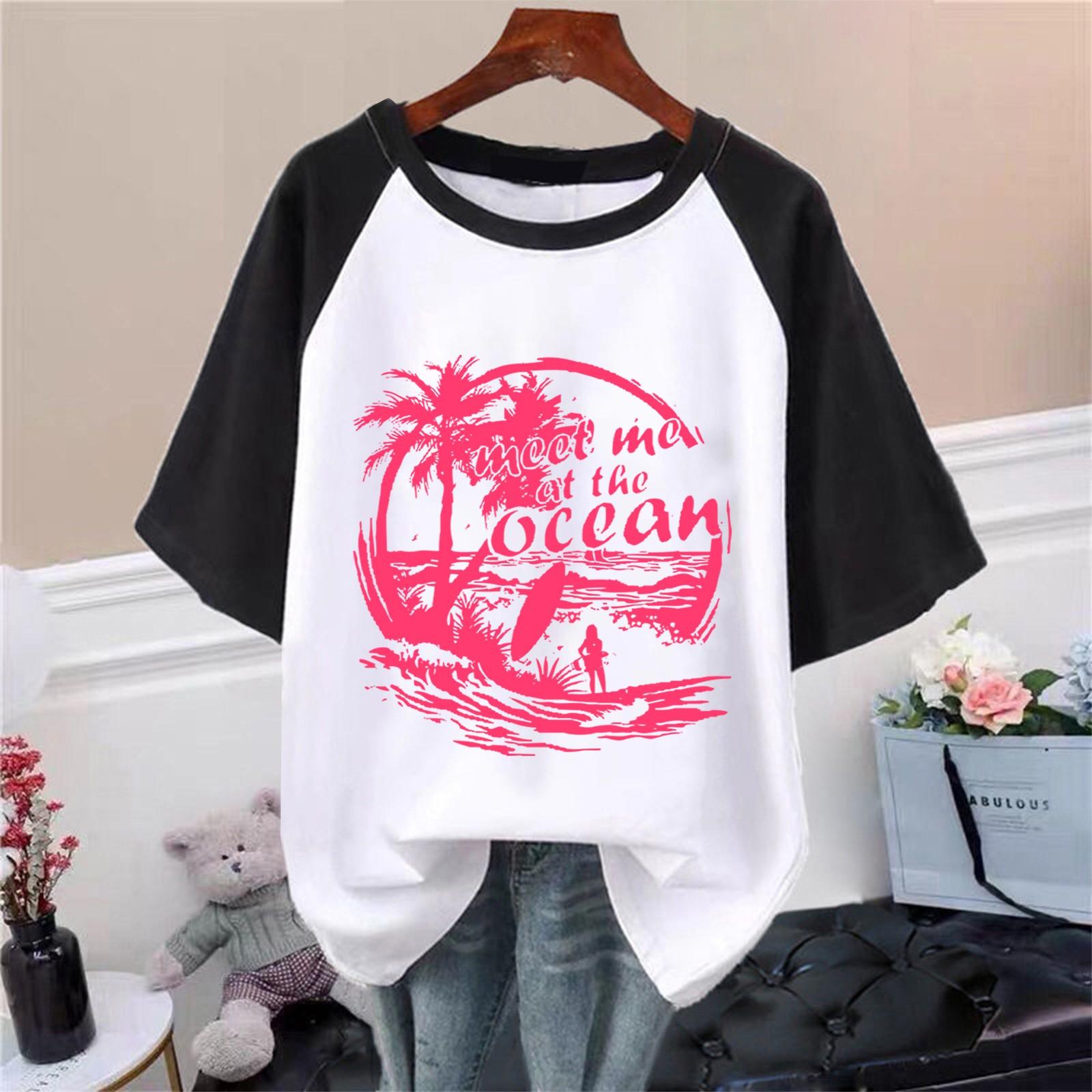 Женская повседневная мода, удобная, темпераментная, пляжная, с принтом «Океан», рукав реглан, футболка, топ M
Женская повседневная мода, удобная, темпераментная, пляжная, с принтом «Океан», рукав реглан, футболка, топ M