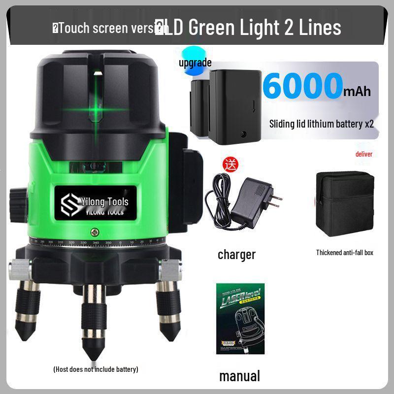 High-Precision Outdoor Laser Level with Infrared, Green, and Blue High-Brightness Beams - 2, 3, and 5-Line Automatic Leveling
High-Precision Outdoor Laser Level with Infrared, Green, and Blue High-Brightness Beams - 2, 3, and 5-Line Automatic Leveling