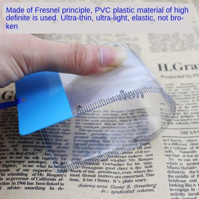 Magnifier Ruler Handheld Acrylic Magnifying Glass Portable Business Card Type PVC Bookmark Magnifying for Reading Fonts top sale China Mainland
Magnifier Ruler Handheld Acrylic Magnifying Glass Portable Business Card Type PVC Bookmark Magnifying for Reading Fonts top sale China Mainland