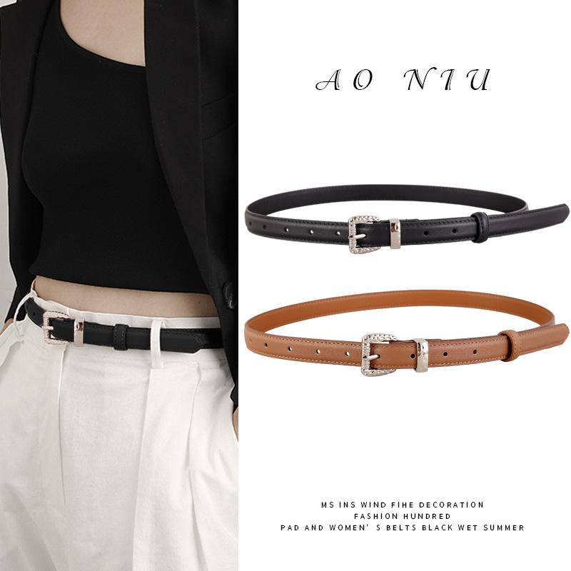 The First Layer Of Cowhide Women S Thin Belt Small Saddle Buckle Simple 100 Decorative With Skirt Women 100cm
The First Layer Of Cowhide Women S Thin Belt Small Saddle Buckle Simple 100 Decorative With Skirt Women 100cm