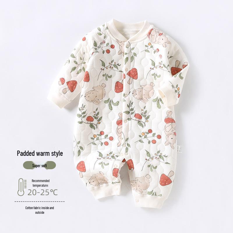 Class A Quilted Baby Romper - Thin Cotton Coat for Newborns, Perfect for Autumn and Spring 66 (3-6 Months, 13-15 lbs)
Class A Quilted Baby Romper - Thin Cotton Coat for Newborns, Perfect for Autumn and Spring 66 (3-6 Months, 13-15 lbs)