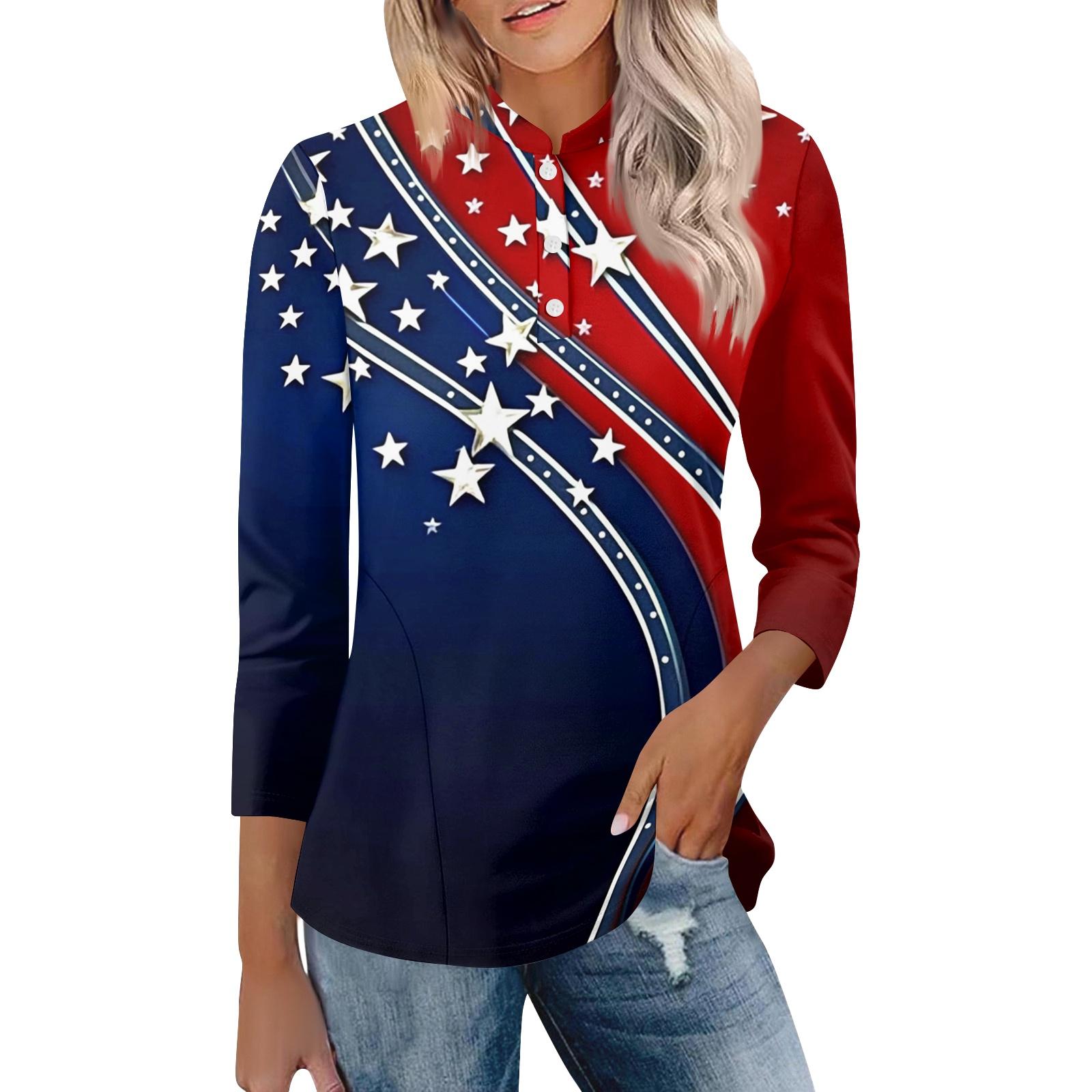 Women’s Casual Loose Fit Polo Collar Top Three Quarter Sleeve Printed Blouse Comfortable Pullover Shirt for Everyday Wear S винний
Women’s Casual Loose Fit Polo Collar Top Three Quarter Sleeve Printed Blouse Comfortable Pullover Shirt for Everyday Wear S винний