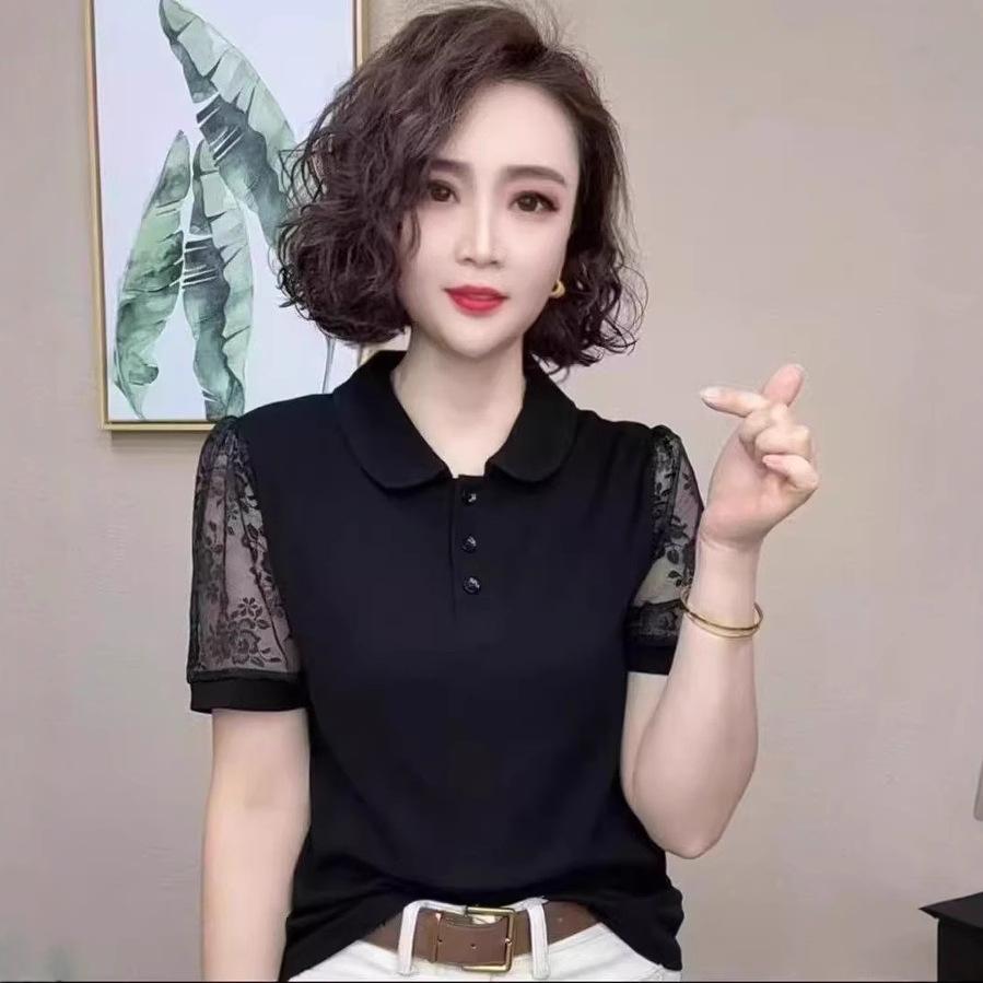 POLO collar short-sleeved T-shirt women s summer casual loose large size lapel solid color top versatile 4XL синій
POLO collar short-sleeved T-shirt women s summer casual loose large size lapel solid color top versatile 4XL синій