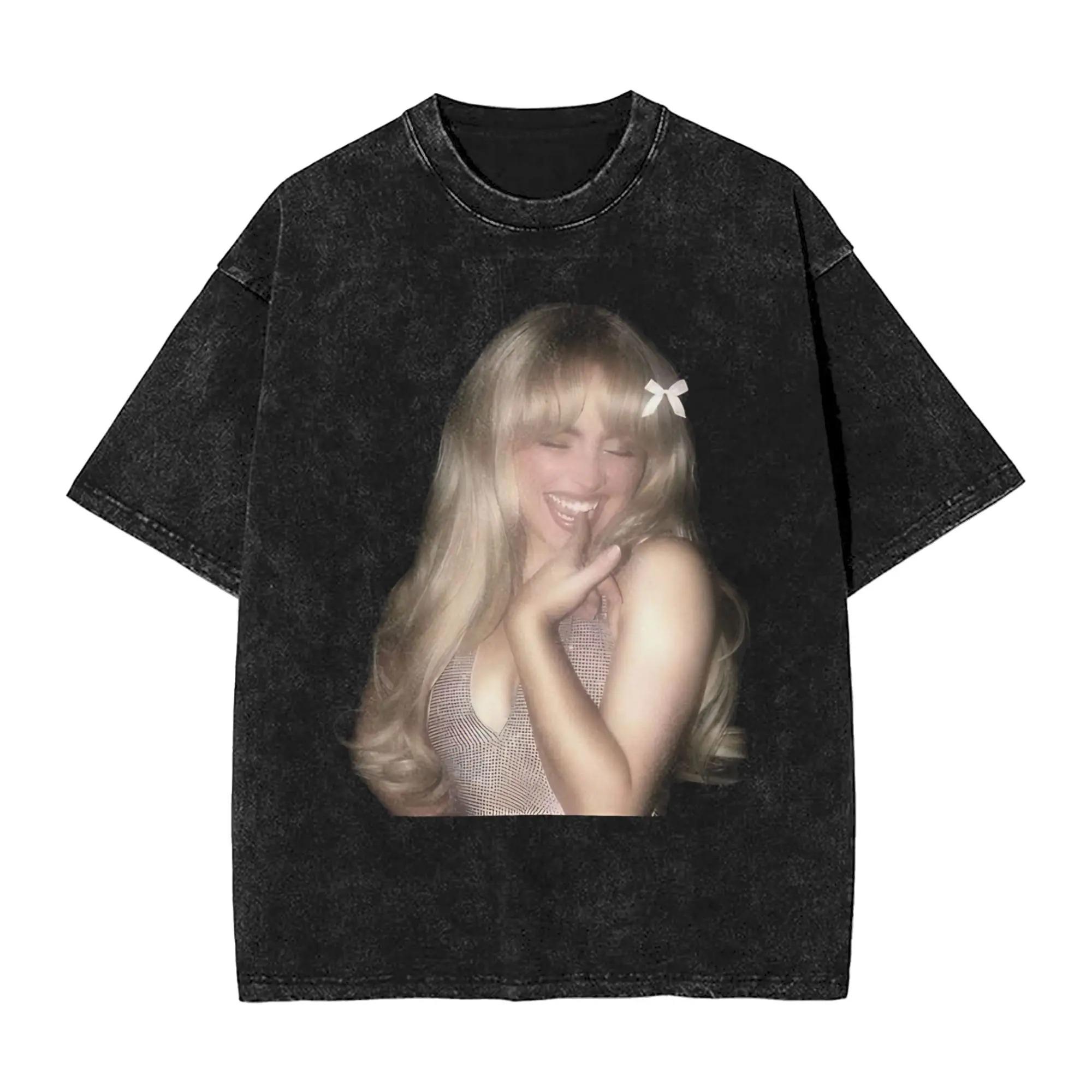 Hot Sale Sabrina Carpenter Graphic Print TShirt Unisex Women Streetwear Hip Hop Summer New Tee Vintage Washed Cotton Oversized Top S
Hot Sale Sabrina Carpenter Graphic Print TShirt Unisex Women Streetwear Hip Hop Summer New Tee Vintage Washed Cotton Oversized Top S