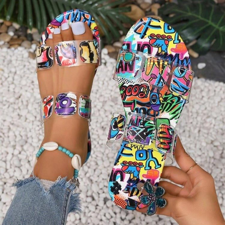 Large Size Women s Slippers Flat Bottom Print Open-toed Bohemian Sandals 36 синий
Large Size Women s Slippers Flat Bottom Print Open-toed Bohemian Sandals 36 синий