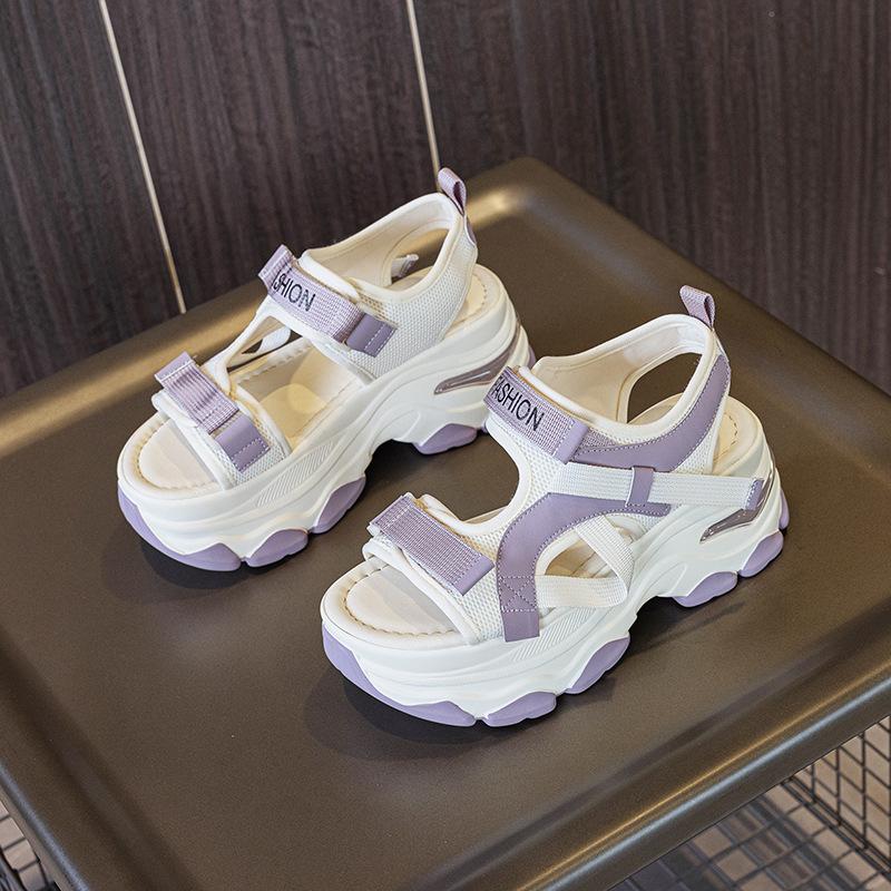 Wear thick-soled cool slippers for women s 2025 summer new thick-soled niche open-toed sandals, flip-flops show high casual shoes 39 фіолетовий
Wear thick-soled cool slippers for women s 2025 summer new thick-soled niche open-toed sandals, flip-flops show high casual shoes 39 фіолетовий