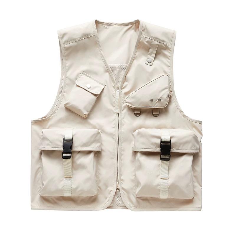 2026 Multi Pocket Hip Hop Techwear Style Tactical Cargo Vest Men Women Outdoor Sport Camping Fishing Waistcoat XXL бежевий
2026 Multi Pocket Hip Hop Techwear Style Tactical Cargo Vest Men Women Outdoor Sport Camping Fishing Waistcoat XXL бежевий