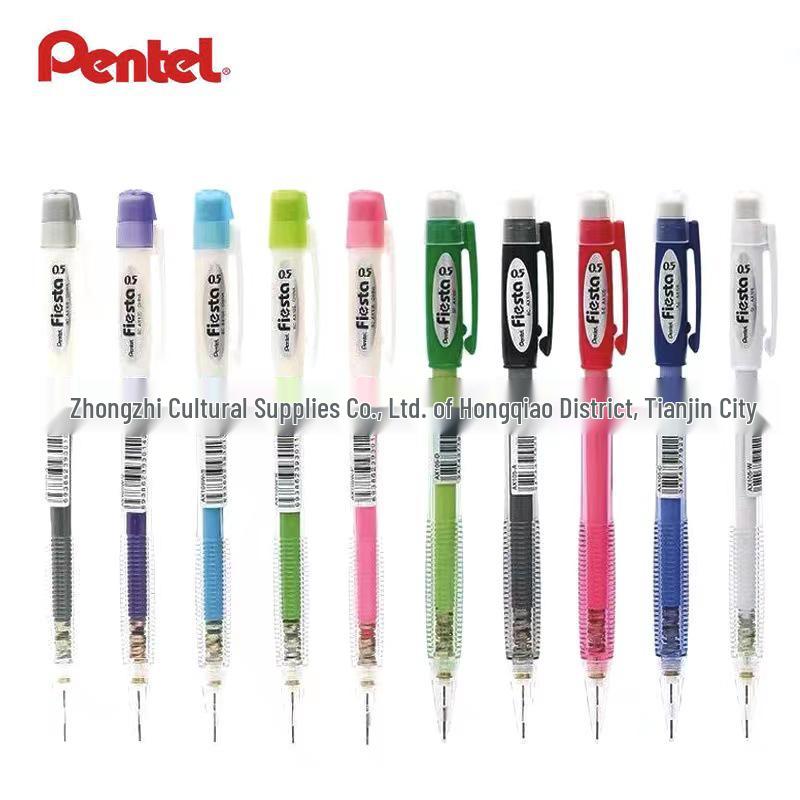 Pentel AX105 Mechanical Pencil - Colored Barrel, 0.5mm, Push-Type White-Purple 0.5mm
Pentel AX105 Mechanical Pencil - Colored Barrel, 0.5mm, Push-Type White-Purple 0.5mm