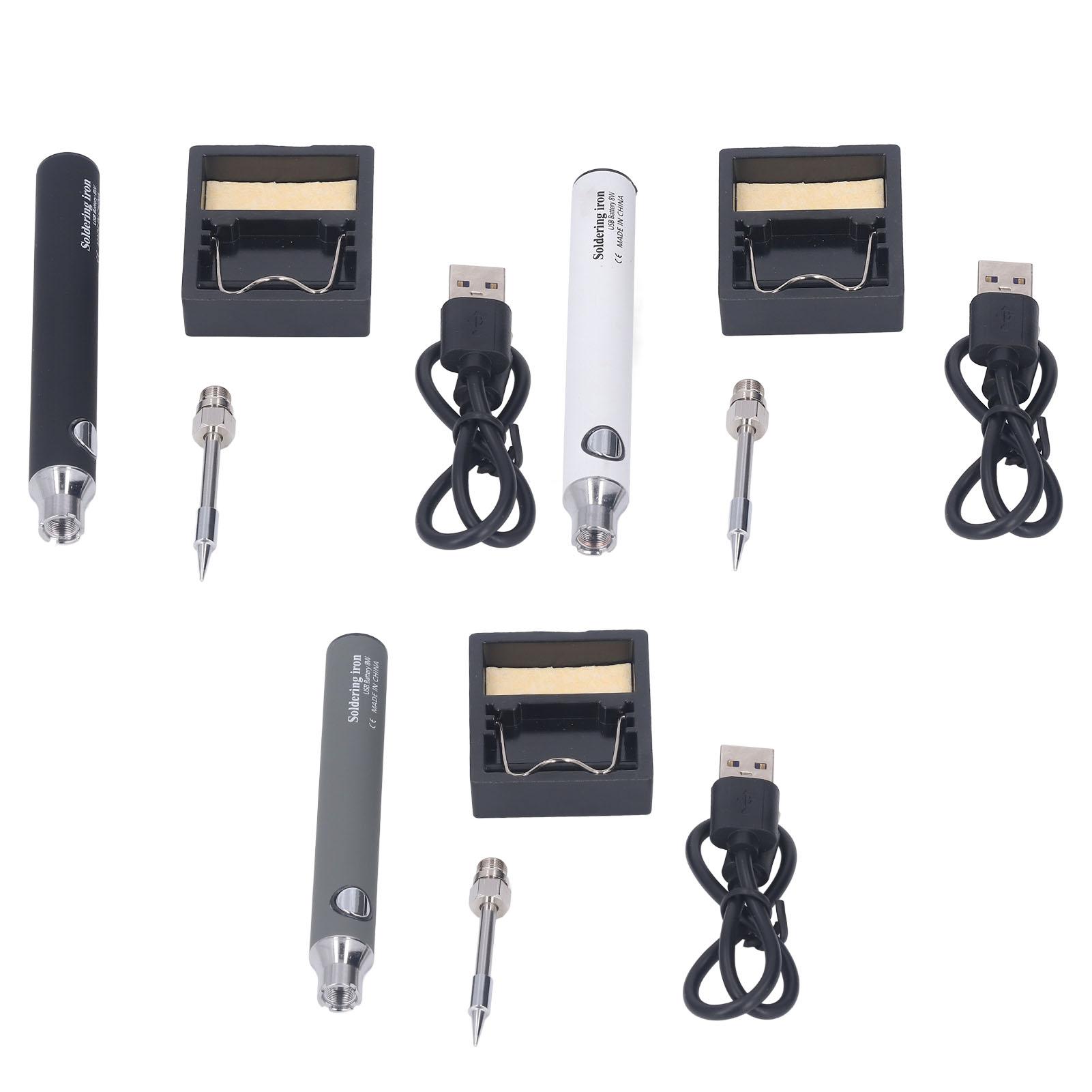 USB-паяльник, беспроводной портативный электрический паяльник, 3 зубчатых сварочных инструмента со световым индикатором
USB-паяльник, беспроводной портативный электрический паяльник, 3 зубчатых сварочных инструмента со световым индикатором