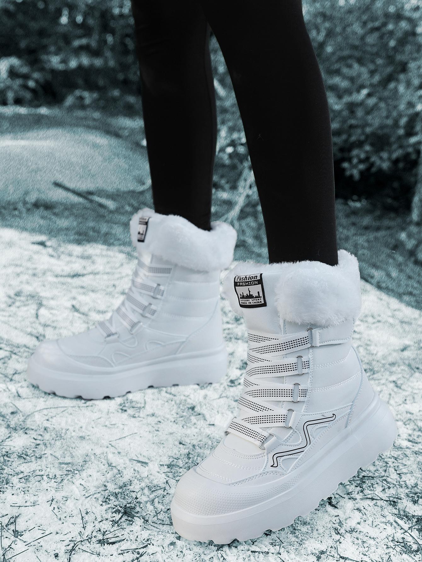 Уютные женские сноубутсы из искусственного меха - Водонепроницаемые ботинки для холодной погоды 39 белый
Уютные женские сноубутсы из искусственного меха - Водонепроницаемые ботинки для холодной погоды 39 белый