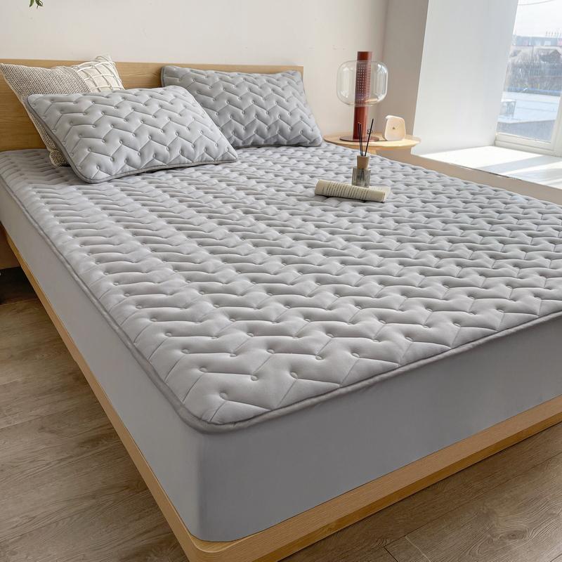 2025 New Solid Color Waterproof Bed Hat Wavy Cotton Anti-bacterial Mattress Cover Protector Skin-friendly Bed Cover with Elastic 48x74cm 2 pillowcase
2025 New Solid Color Waterproof Bed Hat Wavy Cotton Anti-bacterial Mattress Cover Protector Skin-friendly Bed Cover with Elastic 48x74cm 2 pillowcase