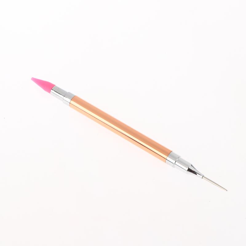 1Pcs Dual-Ended Nail Art Dotting Pen Rhinestone Gems Picker Tool Painting Brush Metal Rod Diamond Picker Nail Tool one size
1Pcs Dual-Ended Nail Art Dotting Pen Rhinestone Gems Picker Tool Painting Brush Metal Rod Diamond Picker Nail Tool one size