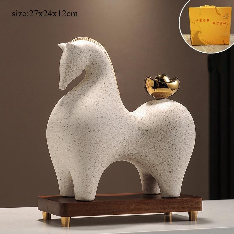 Home Decor Horse Ornament New Chinese Style Living Room Decoration Resin Horse Ornaments
Home Decor Horse Ornament New Chinese Style Living Room Decoration Resin Horse Ornaments