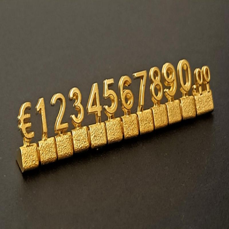 Gold 3D Combined Price Tag 12Pcs/Set Adjustable Number Signs Cube Dollar Euro Currency Symbol Jewelry Store Digital Price Tags
Gold 3D Combined Price Tag 12Pcs/Set Adjustable Number Signs Cube Dollar Euro Currency Symbol Jewelry Store Digital Price Tags