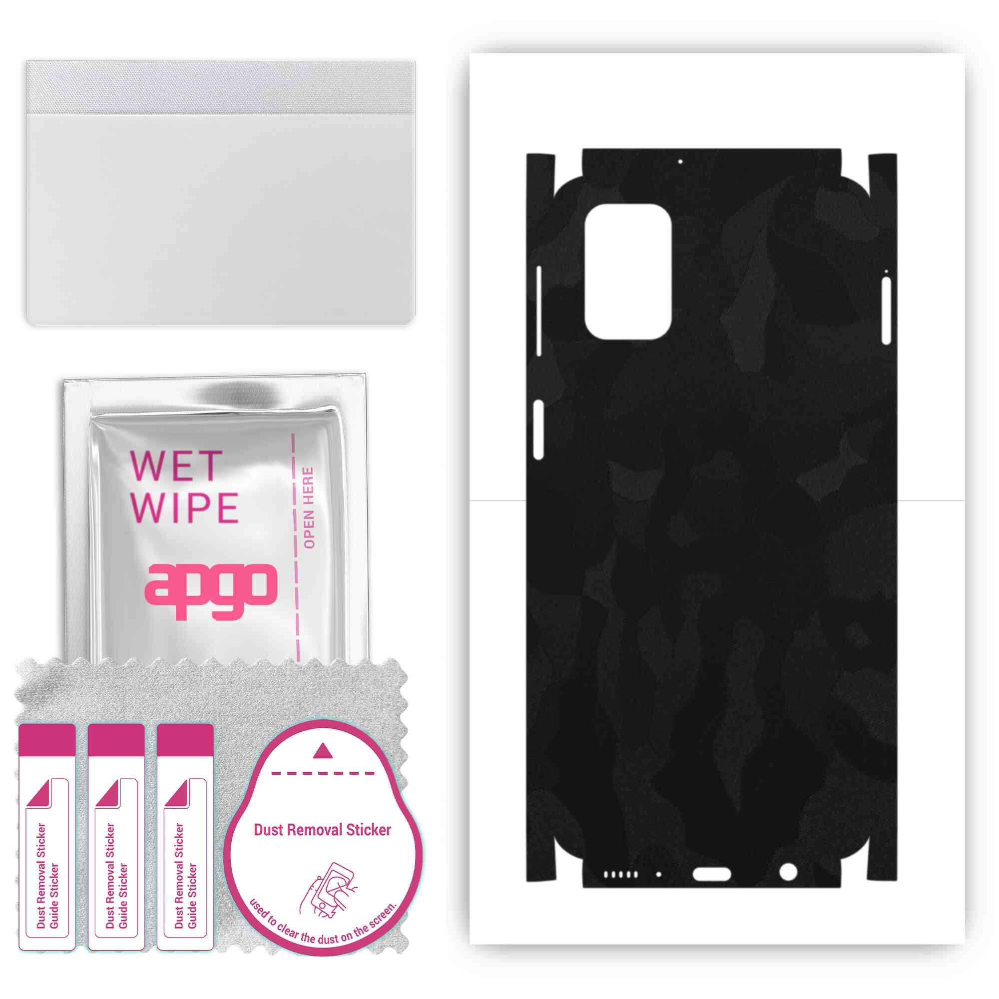 apgo Protective Skin Sticker for the back+sides compatible with Samsung Galaxy M31s, Full Wrap Film, Foil, Vinyl - Pattern Black Camo
apgo Protective Skin Sticker for the back+sides compatible with Samsung Galaxy M31s, Full Wrap Film, Foil, Vinyl - Pattern Black Camo