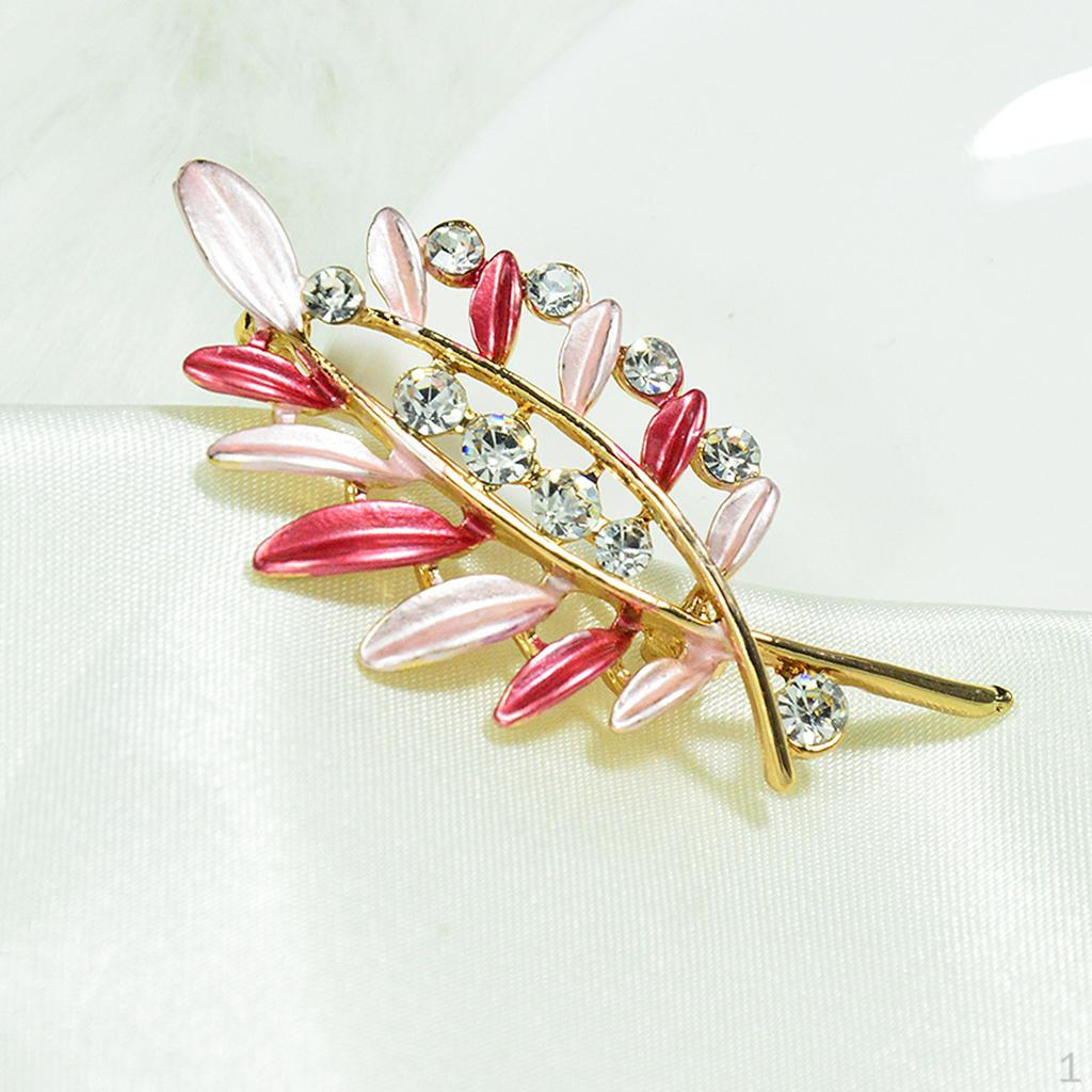 Fashion Women Crystal Leaves Brooch Lapel Pins Red красный
Fashion Women Crystal Leaves Brooch Lapel Pins Red красный