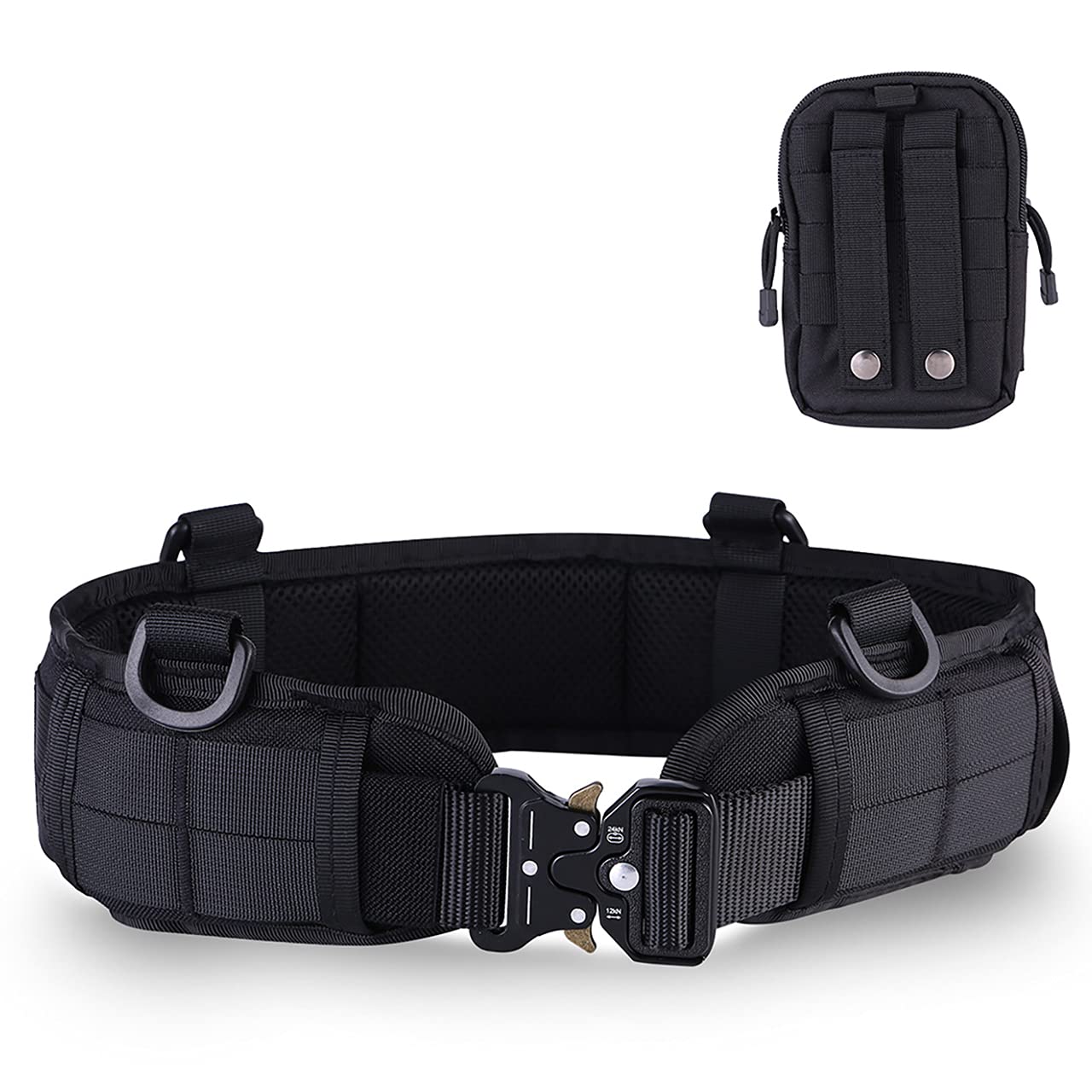 J-HARK Tactical Molle System Survival Belt High-Performance Metal Buckle Pouch Set Black
J-HARK Tactical Molle System Survival Belt High-Performance Metal Buckle Pouch Set Black