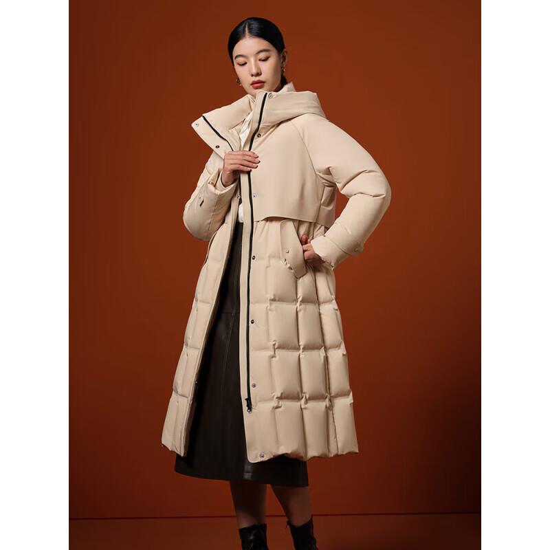 Tanboer Women s Long Hooded Goose Down Parka 170
Tanboer Women s Long Hooded Goose Down Parka 170