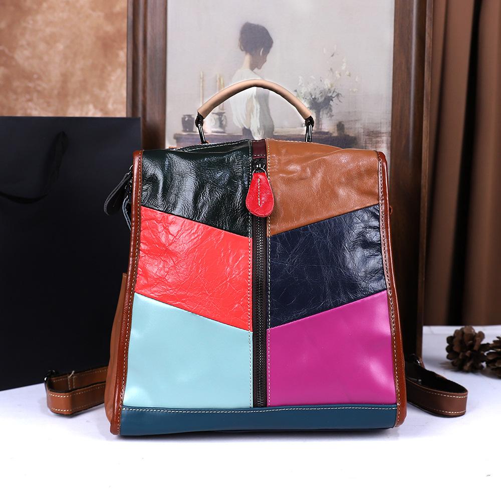 Soft Leather Backpack Women S Fashion Large Capacity Women S Trendy Leather Bag Cowhide Lightweight Backpack
Soft Leather Backpack Women S Fashion Large Capacity Women S Trendy Leather Bag Cowhide Lightweight Backpack