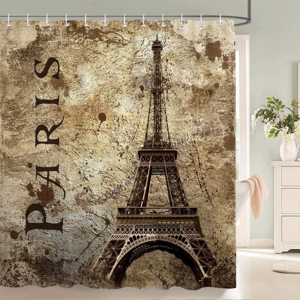 1 Pack European Retro Architecture Flower Style Shower Curtain Partition Bathroom Curtain With Hooks Home Decorative Curtain W60H190(CM)-1 Pcs
1 Pack European Retro Architecture Flower Style Shower Curtain Partition Bathroom Curtain With Hooks Home Decorative Curtain W60H190(CM)-1 Pcs