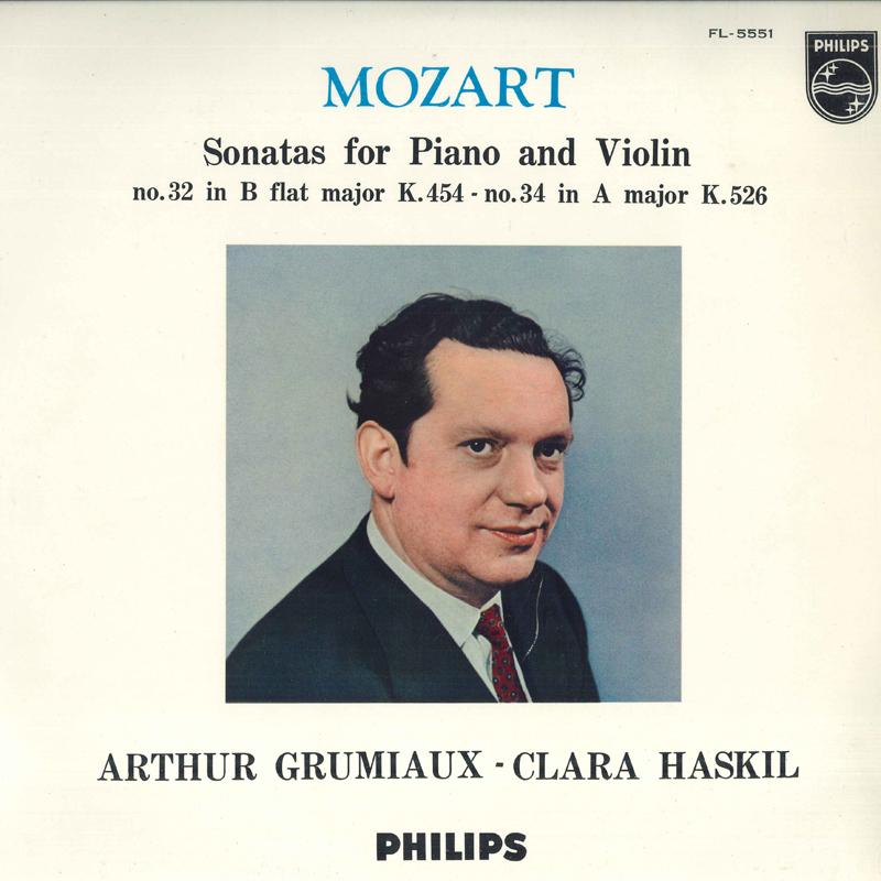 LP Record ARTHUR GRUMIAUX, CLARA HASKIL - Mozart: Violin Sonatas K.454, K.526 FL5551 PHILIPS Japan Classical Used
LP Record ARTHUR GRUMIAUX, CLARA HASKIL - Mozart: Violin Sonatas K.454, K.526 FL5551 PHILIPS Japan Classical Used