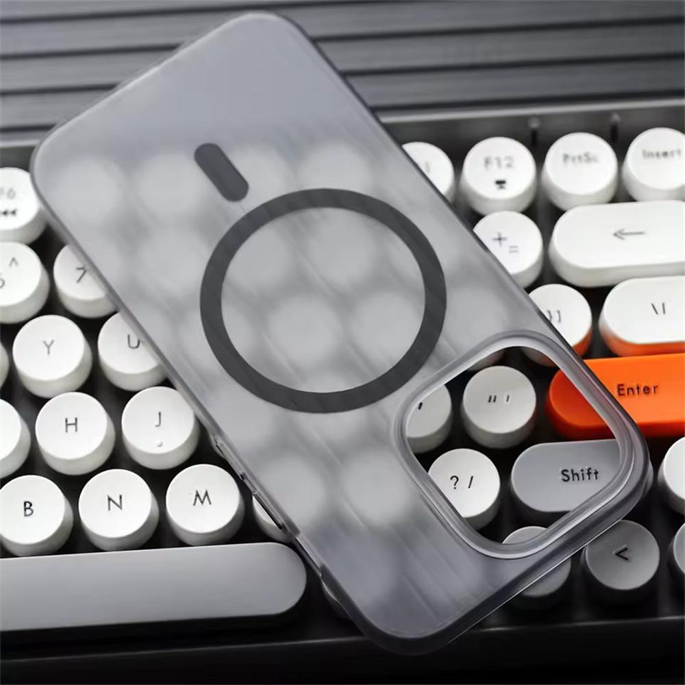 Матовый прозрачный гофрированный чехол для телефона Magsafe iPhone 16 15 14 13 Pro Max 16Pro 15Pro 14 Plus Беспроводная зарядка Магнитный чехол for iPhone 14 Pro
Матовый прозрачный гофрированный чехол для телефона Magsafe iPhone 16 15 14 13 Pro Max 16Pro 15Pro 14 Plus Беспроводная зарядка Магнитный чехол for iPhone 14 Pro