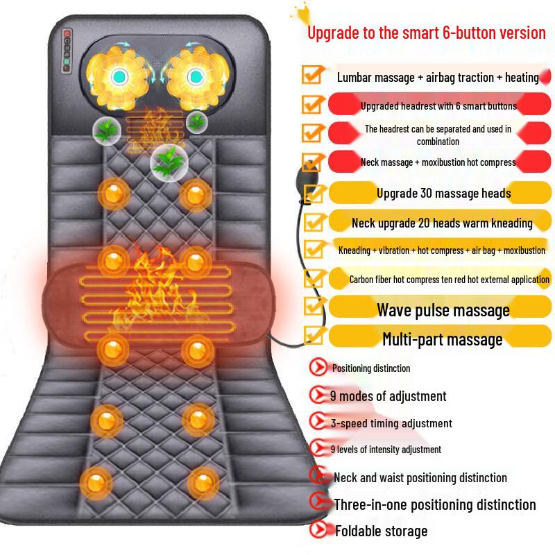 Enlong Smart Multi-functional Foldable Massage Mat CN plug (adapter included)
Enlong Smart Multi-functional Foldable Massage Mat CN plug (adapter included)