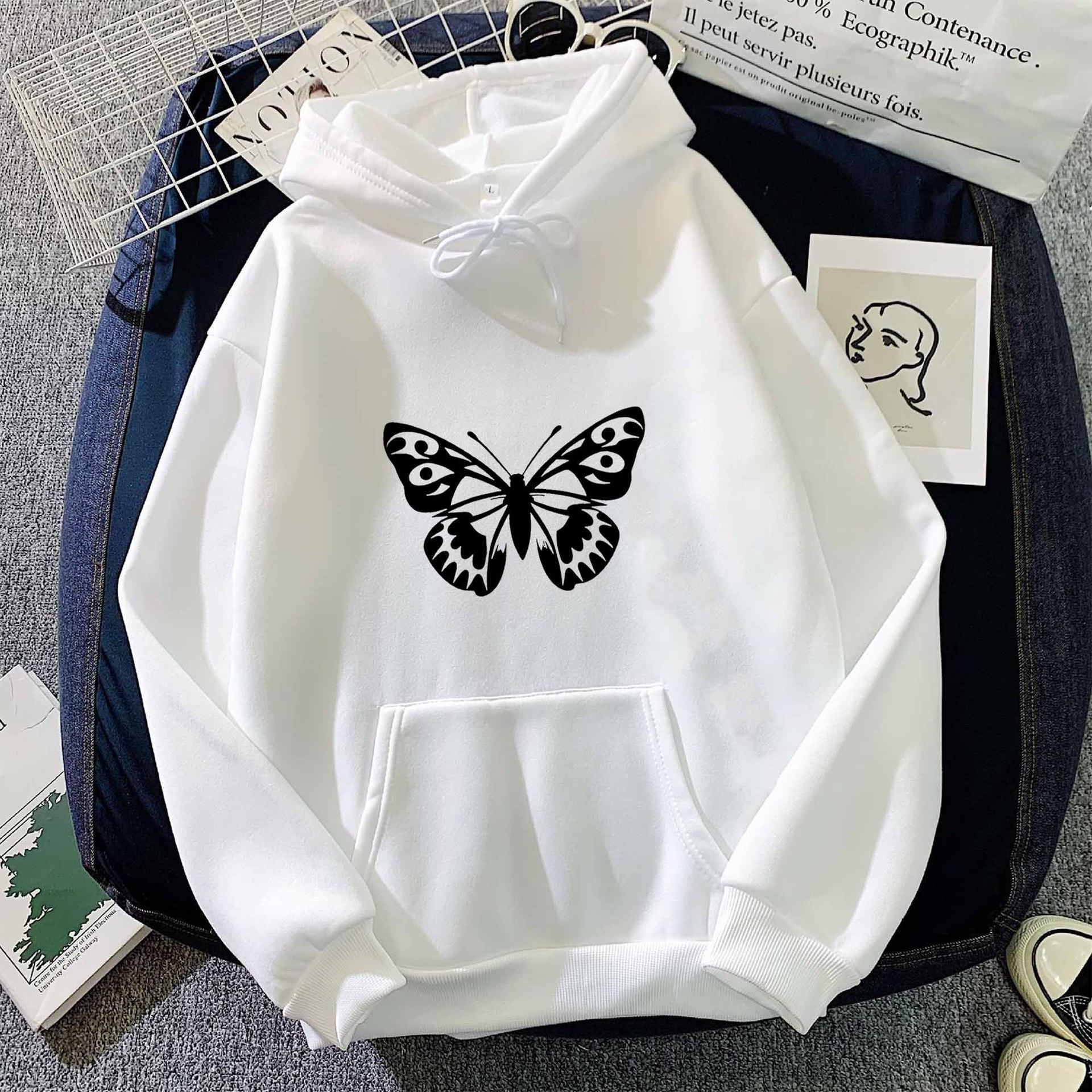 2025 Модный тренд Осень Зима Толстовка с принтом бабочек для мужчин и женщин Парная Корейский стиль Повседневный Простой топ 3XL
2025 Модный тренд Осень Зима Толстовка с принтом бабочек для мужчин и женщин Парная Корейский стиль Повседневный Простой топ 3XL