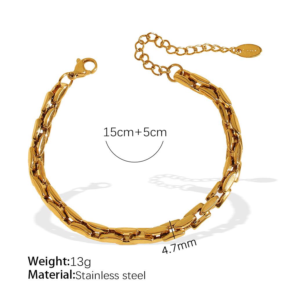 2026 High-end Chain Bracelet Trendy Girl Simple Generous Necklace Niche Unisex Ins Style Set
2026 High-end Chain Bracelet Trendy Girl Simple Generous Necklace Niche Unisex Ins Style Set
