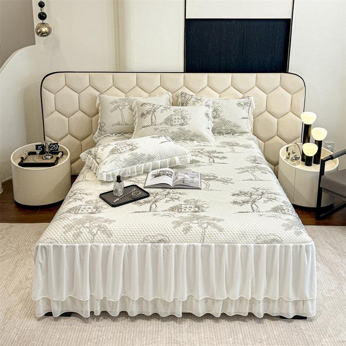 Summer Cooling Ice Bean Double Layer Lace Mat - Soft, Washable Three-Piece Set 120x200cm mat + 1 pillowcase
Summer Cooling Ice Bean Double Layer Lace Mat - Soft, Washable Three-Piece Set 120x200cm mat + 1 pillowcase