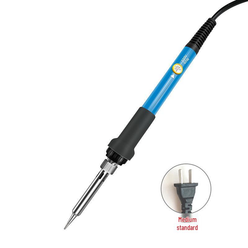 60W Adjustable Temperature Electric Soldering Iron - EU Standard with Inner-Heated Constant Temperature and Light for Household Use
60W Adjustable Temperature Electric Soldering Iron - EU Standard with Inner-Heated Constant Temperature and Light for Household Use