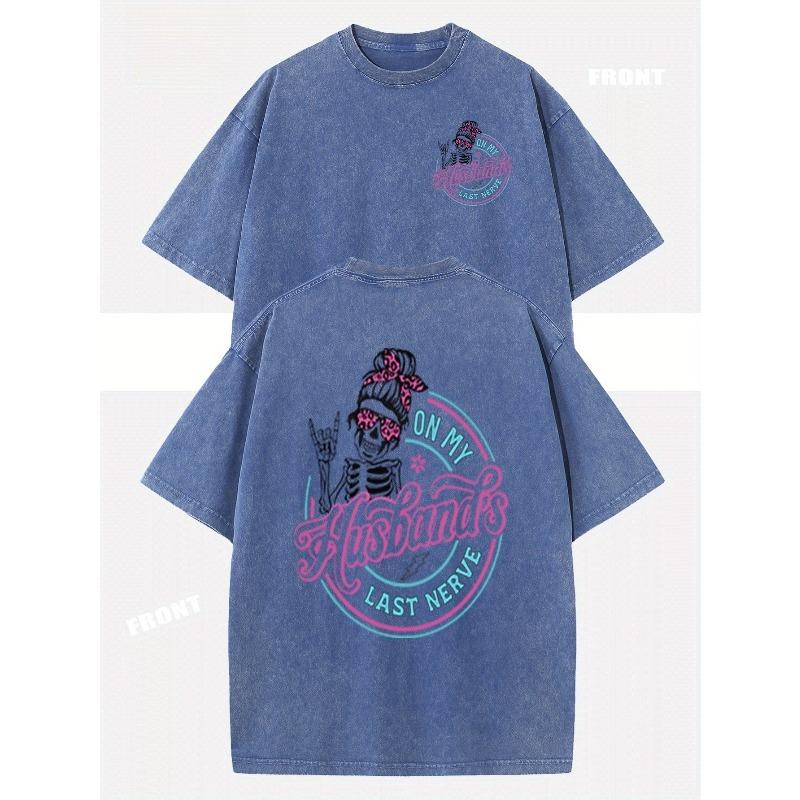 Adult s Casual Crew Neck T-Shirt - Halloween Skull Print, Smooth Cotton Fabric - Summer Streetwear | Regular Fit | Machine Washable 5XL синій
Adult s Casual Crew Neck T-Shirt - Halloween Skull Print, Smooth Cotton Fabric - Summer Streetwear | Regular Fit | Machine Washable 5XL синій
