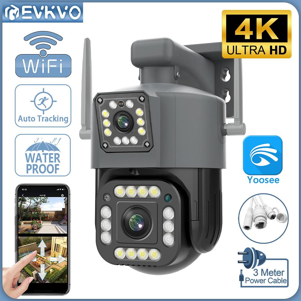 EVKVO 8MP 4K IP-камера Наружный WiFi PTZ Двойной объектив Двойной экран камеры наблюдения Автоматическое слежение Водонепроницаемая безопасность Видеонаблюдение CCTV
EVKVO 8MP 4K IP-камера Наружный WiFi PTZ Двойной объектив Двойной экран камеры наблюдения Автоматическое слежение Водонепроницаемая безопасность Видеонаблюдение CCTV