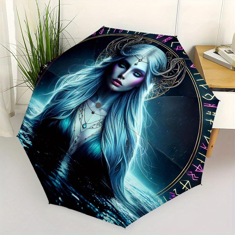 Enchanted Water Goddess Circular Wall Art Umbrella, Cute Umbrella with Cute Design, Portable 3-Fold Compact Umbrella for Men & Women, Valentine s Day
Enchanted Water Goddess Circular Wall Art Umbrella, Cute Umbrella with Cute Design, Portable 3-Fold Compact Umbrella for Men & Women, Valentine s Day