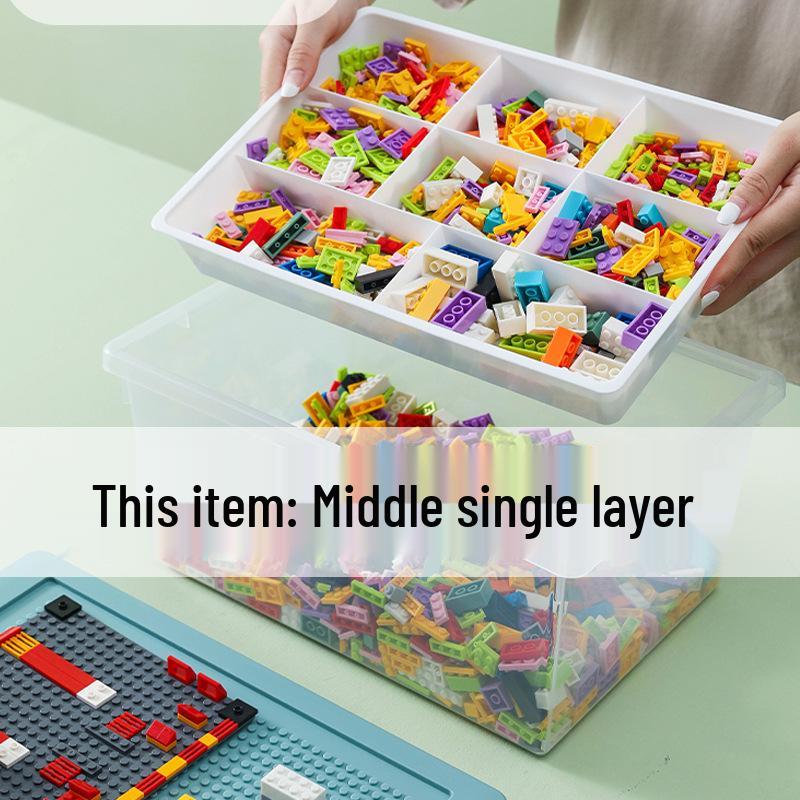 Велика прозора коробка для зберігання Lego з кришкою для іграшок дитячого садка White Layered
Велика прозора коробка для зберігання Lego з кришкою для іграшок дитячого садка White Layered