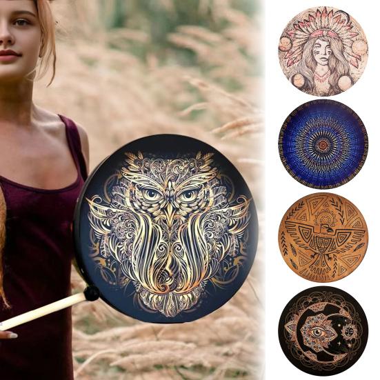 Shaman Drum 10 Inch Handmade Hand Drum with Drum Stick Tree of Life Sound Healing Instrument for Spiritual Music Reflection Meditation
Shaman Drum 10 Inch Handmade Hand Drum with Drum Stick Tree of Life Sound Healing Instrument for Spiritual Music Reflection Meditation