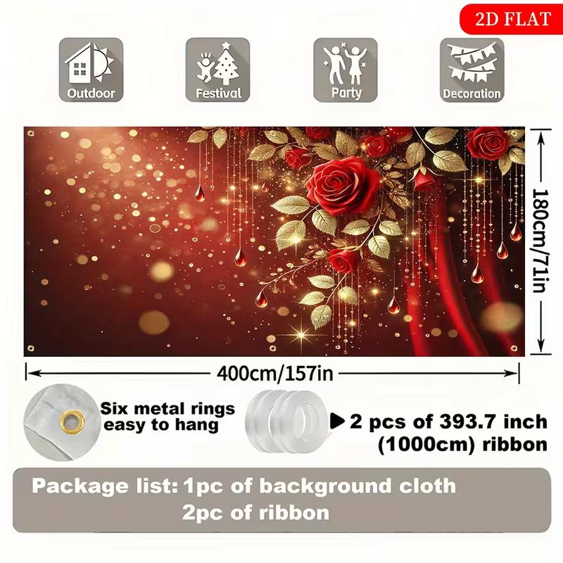 2D Red Rose Gold Glitter Background for Photo Booth & Events 47.2x31.5inch/120*80cm
2D Red Rose Gold Glitter Background for Photo Booth & Events 47.2x31.5inch/120*80cm