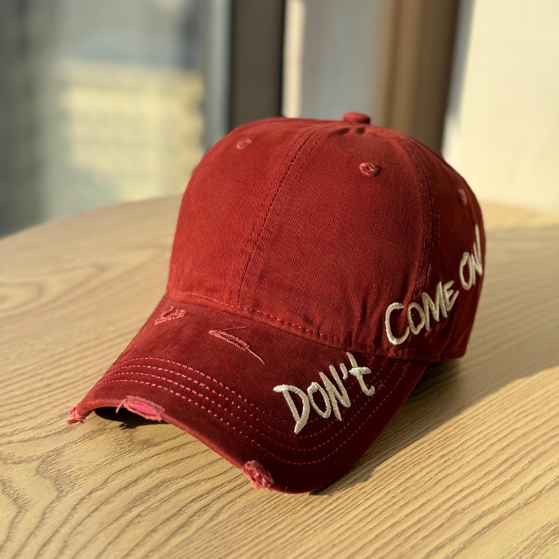 Spring/Summer New American Style Washed Soft Top Denim Baseball Cap for Women, Wide Brim, Face Slimming, Distressed, Frayed Edge, Trendy Duckbill Cap Adult54-60Adjustable червоний
Spring/Summer New American Style Washed Soft Top Denim Baseball Cap for Women, Wide Brim, Face Slimming, Distressed, Frayed Edge, Trendy Duckbill Cap Adult54-60Adjustable червоний
