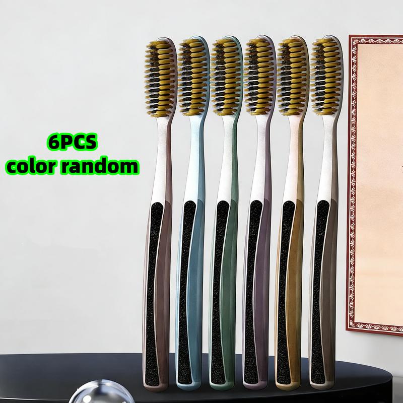 6-Pack of Toothbrushes with Random Styles, Long Head for Deep Cleaning, Gentle on Gums, Gift Box Set for Adults, Home Use, Gum Care Toothbrush, M
6-Pack of Toothbrushes with Random Styles, Long Head for Deep Cleaning, Gentle on Gums, Gift Box Set for Adults, Home Use, Gum Care Toothbrush, M