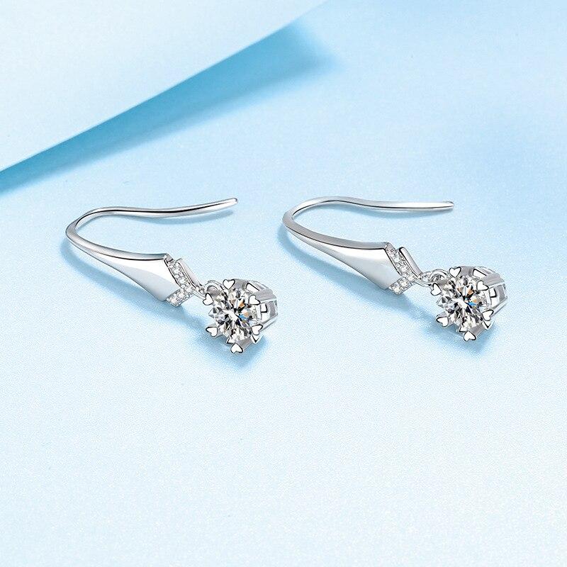 Женские серьги-капли с муассанитом 0,5 карата, 5 мм, Снежинка, стерлинговое серебро S925, белое золото 18 карат, покрытые бриллиантами, ювелирные изделия 0.5ct and 0.5ct
Женские серьги-капли с муассанитом 0,5 карата, 5 мм, Снежинка, стерлинговое серебро S925, белое золото 18 карат, покрытые бриллиантами, ювелирные изделия 0.5ct and 0.5ct