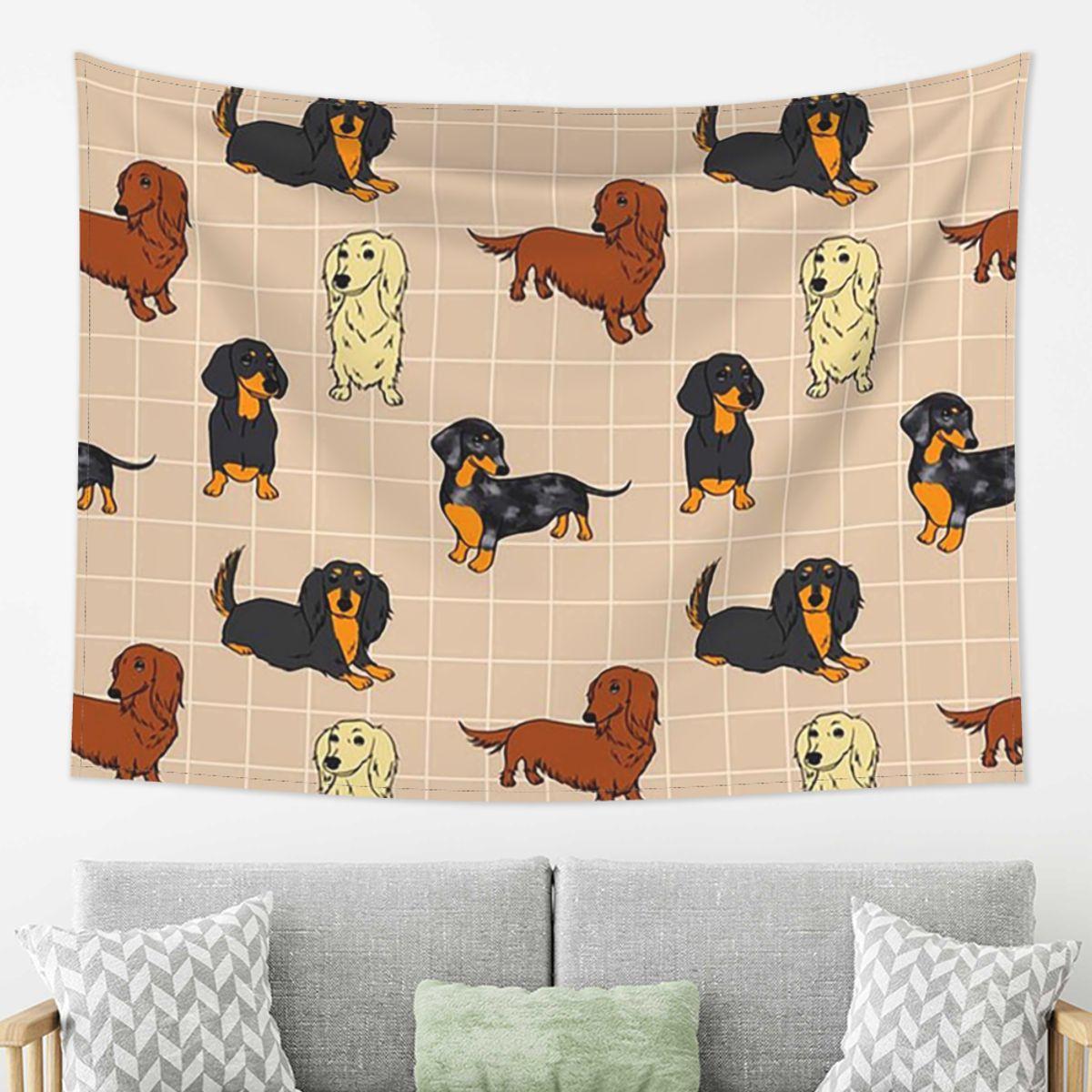 Dachshund Dog Tapestry Wall Hanging Aesthetic Home Decor Tapestries for Living Room Bedroom 74x94cm(29x37in)
Dachshund Dog Tapestry Wall Hanging Aesthetic Home Decor Tapestries for Living Room Bedroom 74x94cm(29x37in)
