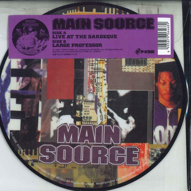 7inch Record MAIN SOURCE - Live At The Barbeque / Large Profes P76468 P-Vine Records 2023 Japan Rap & Hip-Hop/R&B
7inch Record MAIN SOURCE - Live At The Barbeque / Large Profes P76468 P-Vine Records 2023 Japan Rap & Hip-Hop/R&B