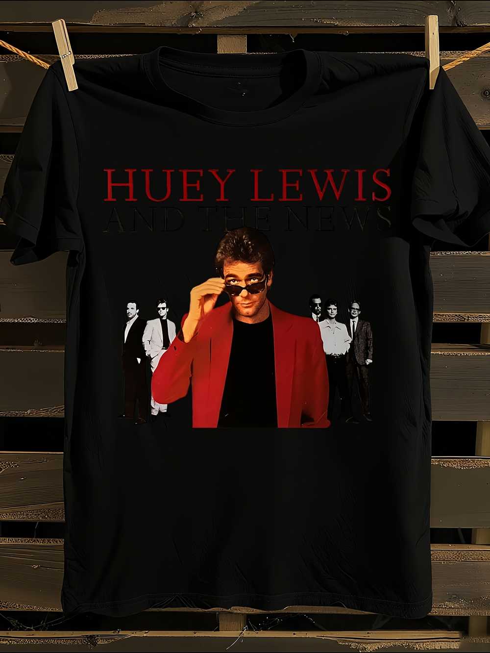 Huey Lewis and The News Official Band Graphic T-Shirt Mens Tshirt Womens Tshirts with Letters Print Short Sleeves T-Shirt Casual Street Tee Shirt Top M
Huey Lewis and The News Official Band Graphic T-Shirt Mens Tshirt Womens Tshirts with Letters Print Short Sleeves T-Shirt Casual Street Tee Shirt Top M