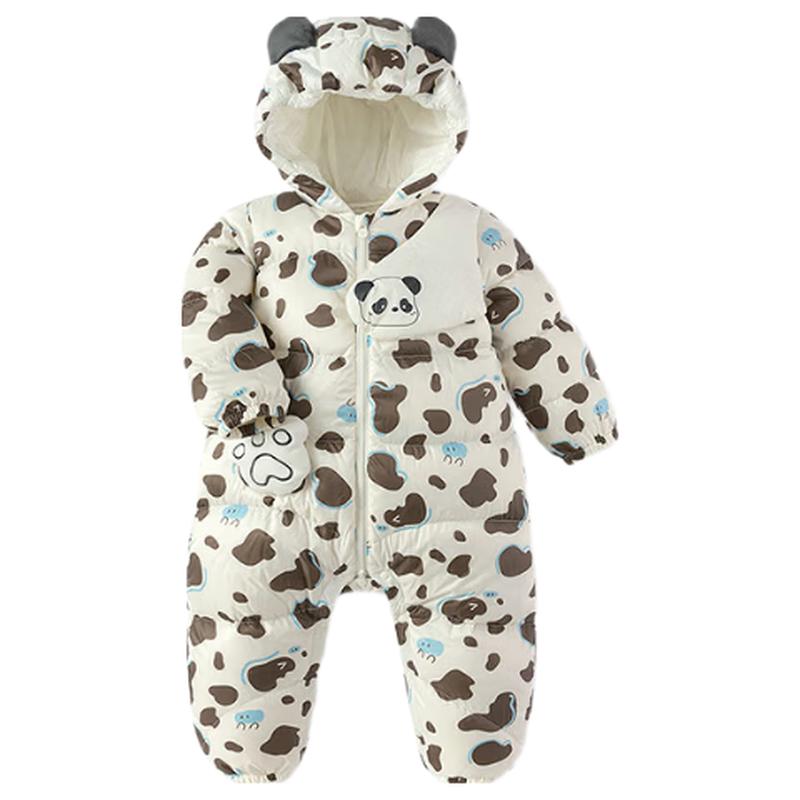 Baby Cartoon Hooded Down Romper 90
Baby Cartoon Hooded Down Romper 90