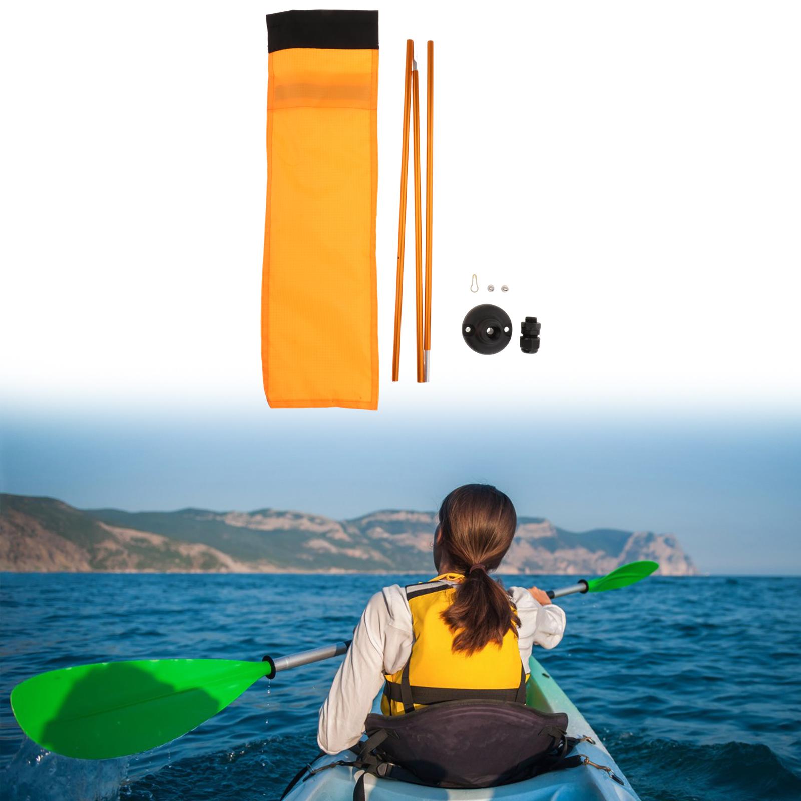Safe Flag Kayak Visibility Kit with Sturdy Aluminum Alloy Holder for Boats Canoes Dinghies Yachts Outdoor Activities
Safe Flag Kayak Visibility Kit with Sturdy Aluminum Alloy Holder for Boats Canoes Dinghies Yachts Outdoor Activities