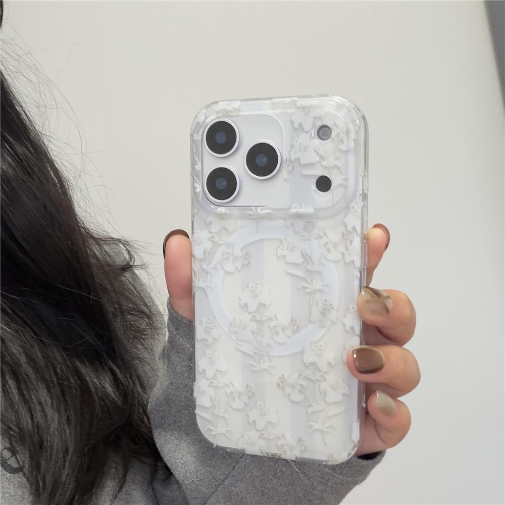 Elegant Magnetic Flower iPhone 17 Pro/16 Pro Max/15 Pro Drop-Proof Double Layer Case 15Pro Max
Elegant Magnetic Flower iPhone 17 Pro/16 Pro Max/15 Pro Drop-Proof Double Layer Case 15Pro Max