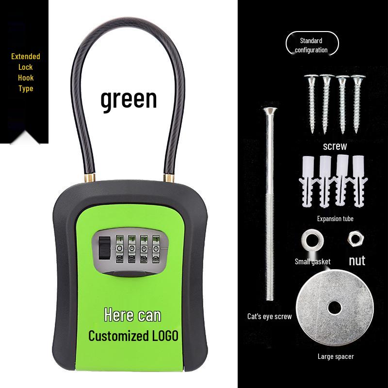 2022 Cross-Border Steel Wire Key Box with Extended Lock & Hook зелений
2022 Cross-Border Steel Wire Key Box with Extended Lock & Hook зелений